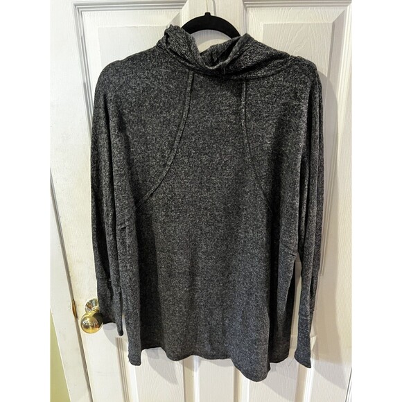 SATURDAY SUNDAY top Sz S Tulip Hem Anthropologie Wendy knit tunic Cowl Neck New - Picture 6 of 8